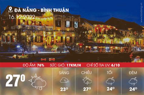 thoi tiet hom nay hoi an
